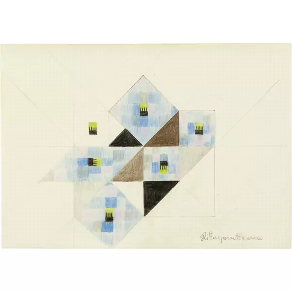 Johannes Itten — Ritterspornthema — Galerie Kornfeld