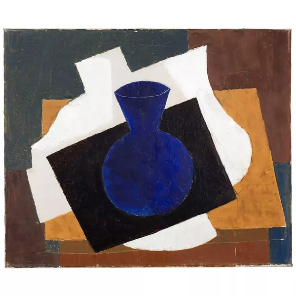 Johannes Itten — Blaue Vase — Galerie Kornfeld