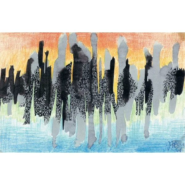 Johannes Itten — FLAMMEN, 1961FLAMES, 1961