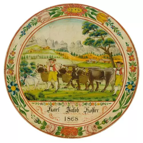 MÜLLER, JOHANNES — Fahreimer─Bödeli. 1868. — Koller Auktionen