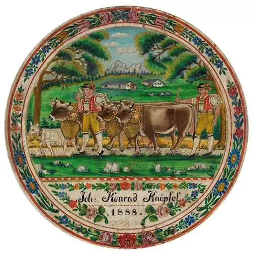 JOHANNES MÜLLER — "Bödeli" for Joh. Konrad Knöpfel. 1888. — Koller Auktionen