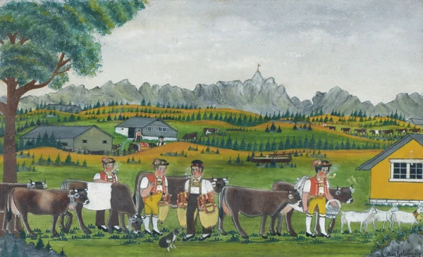 Johannes Rechsteiner — ANKUNFT AUF DER ALPARRIVING AT THE ALP