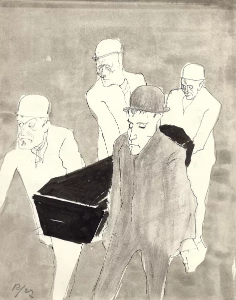 Johannes Robert Schürch — Sargträger, 1922