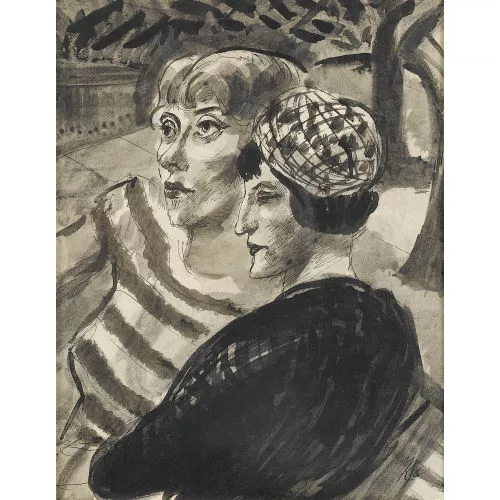 Johannes Robert Schürch — Deux femmes.
