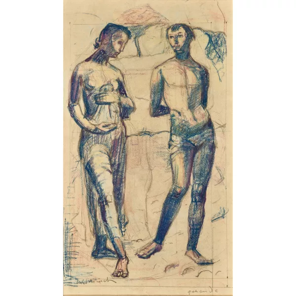 Johannes Robert Schürch — "Gehende".