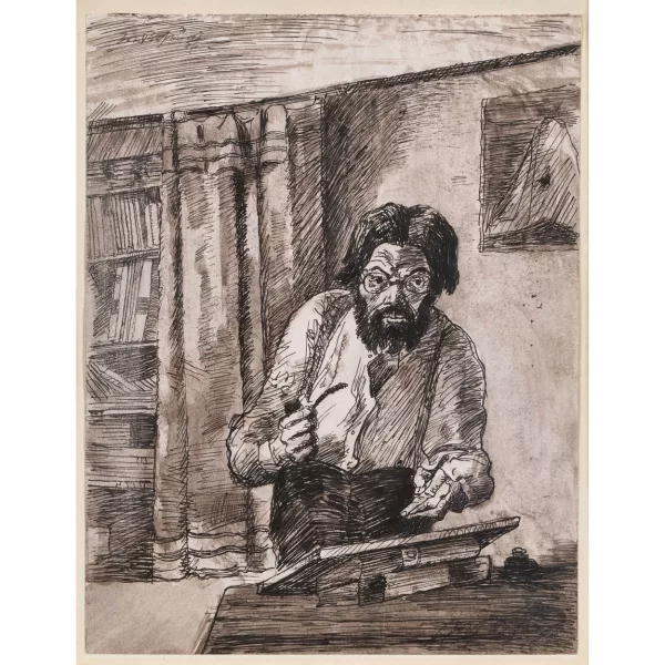 Johannes Robert Schürch — Selbstporträt.