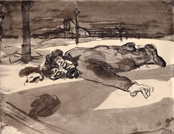 Johannes Robert Schürch — 4 Werke: Ohne Titel, 1920; Ohne Titel, 1927, Ohne Titel (recto/verso), 1920, Ohne Titel (recto/ verso)