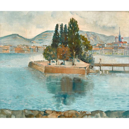 "Vu du Lac Genève"