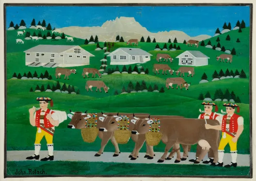Johannes Rotach — Alpaufzug