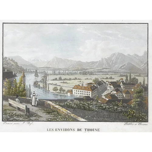 Johannes Ruff — "Les environs de Thoune".