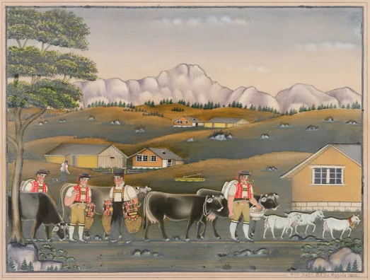 Johannes Zülle — Alpfahrt, 1906