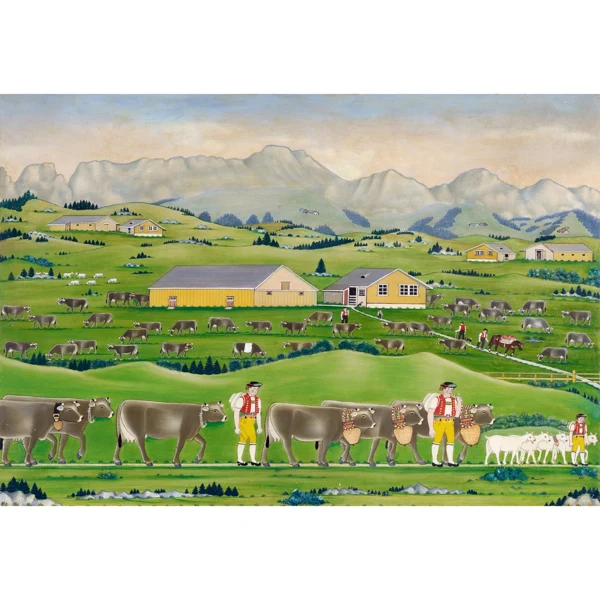 Johannes Zülle — GROSSE ALPFAHRT MIT SÄNTISBIG CATTLE LIFT WITH SÄNTIS