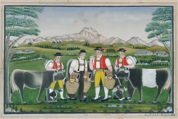 Johannes Zülle — ALPFAHRT, 1900CATTLE LIFT, 1900