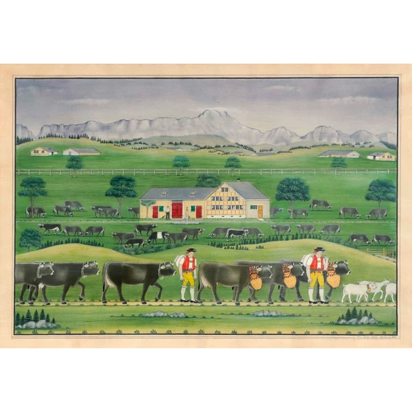 Johannes Zülle — ALPFAHRT, 1921 CATTLE LIFT, 1921