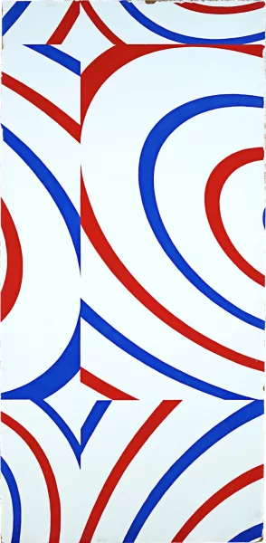 John Armleder — Untitled (door panel), 1998