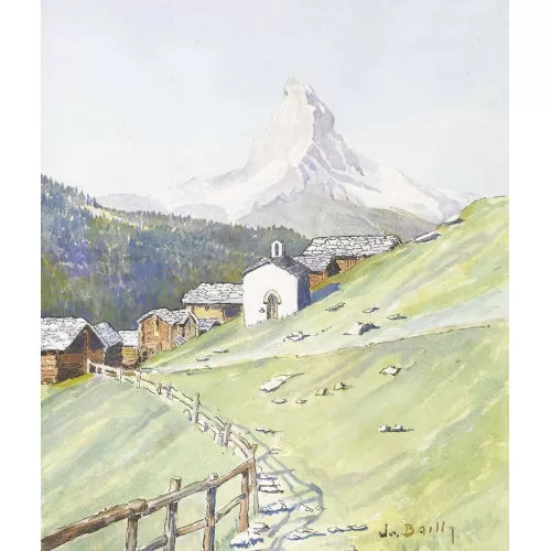 John Bailly — "Findelen/Valais".
