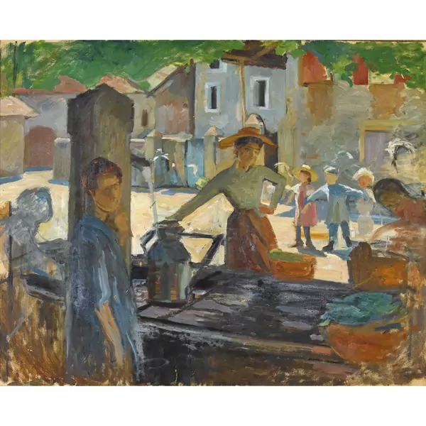 Frauen am Brunnen