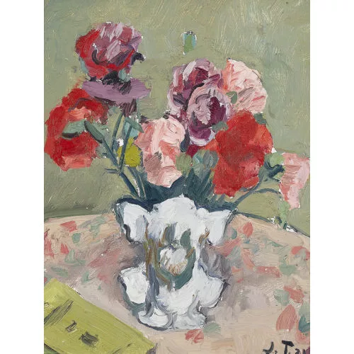 John Torcapel — "Bouquet d′oeillets".
