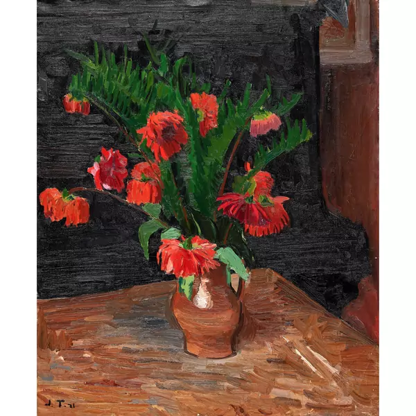 "Dahlias rouges"