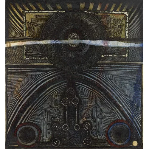 Jörg Shimon Schuldhess — "Vorbeiziehendes Boot".