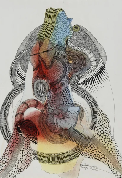 Jörg Shimon Schuldhess — Schwangere Japanerin, 1972