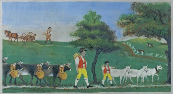 Josef Anton Moser — ALPFAHRTCATTLE LIFT