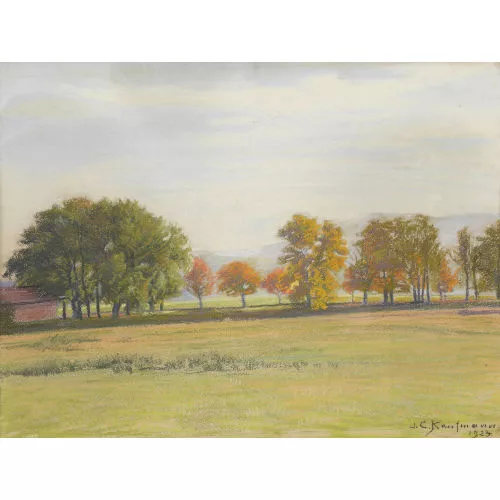 Josef Clemens Kaufmann — "Herbst auf der Zürcher Allmend".