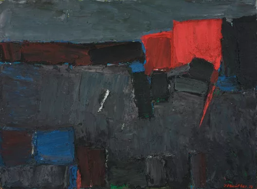 Josef Ebnöther — Turbenlandschaft, 1972