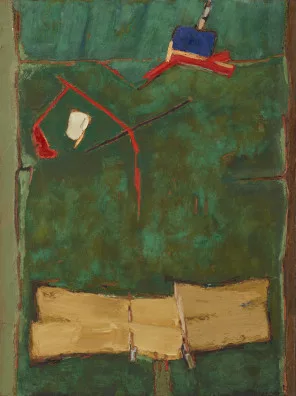 Josef Ebnöther — Blaues Dach (Rheintal), 1978
