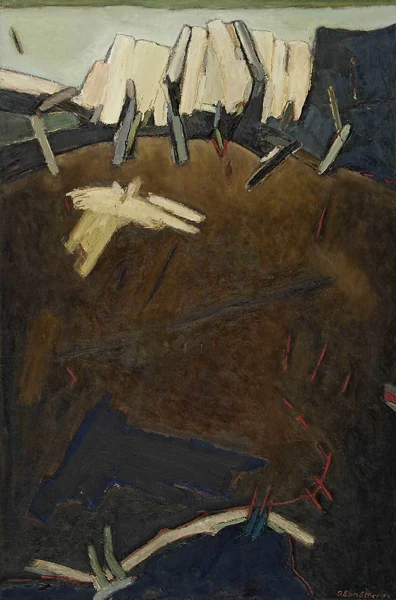 Josef Ebnöther — Berglandschaft, 1978