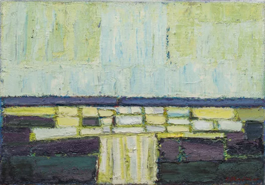 Josef Ebnöther — Frühling Rheintal
