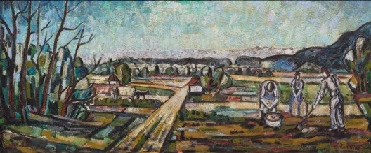 Josef Ebnöther — Feldarbeiter im Rheintal