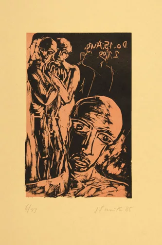Josef Felix Müller — Mit steifem Kopf ins Feuchte, 1985