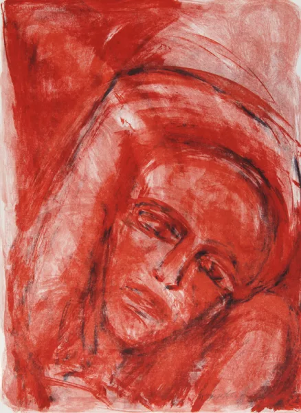 Josef Felix Müller — Figur rot, 1986