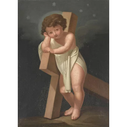 Josef Reichlin — Christuskind mit Kreuz.