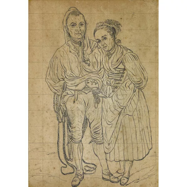 Josef Reinhard — Trachtenpaar.