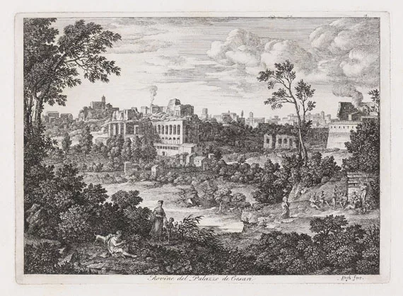 Joseph Anton Koch — Rovine del Palazzo de Cesari