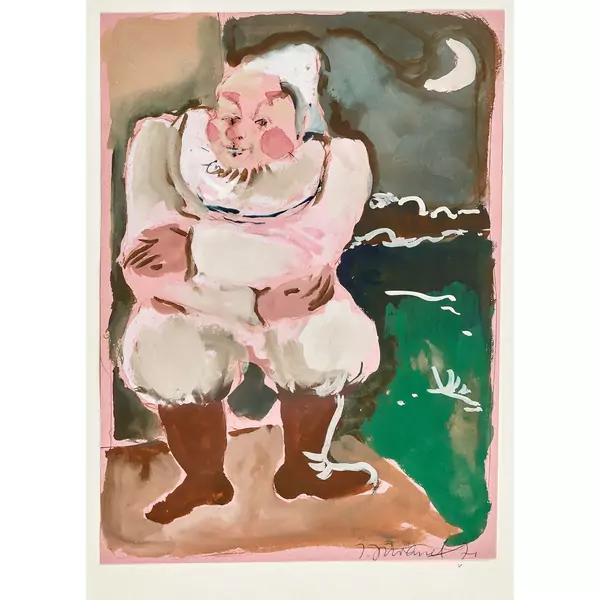 "Pierrot mit Mond"