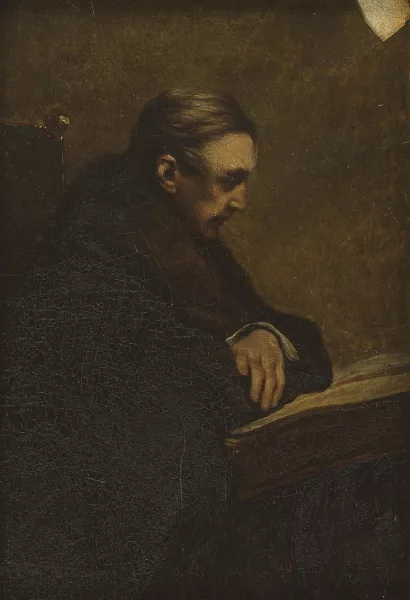 Joseph Hornung — Jean-Gabriel Eynard lisant