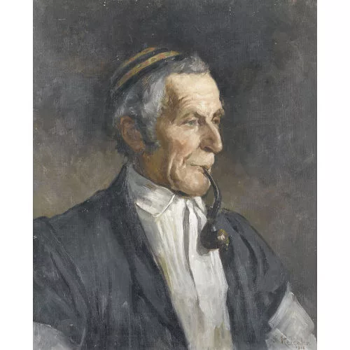 Joseph Reichlen — Bildnis des Bauern Pipoz aus Charmey mit Pfeifchen.