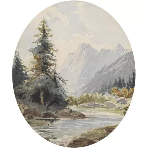 Joseph Reichlen — La vallée de Jogne.