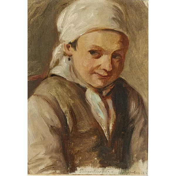 Joseph Weingartner — Porträt eines Bauernmädchens.