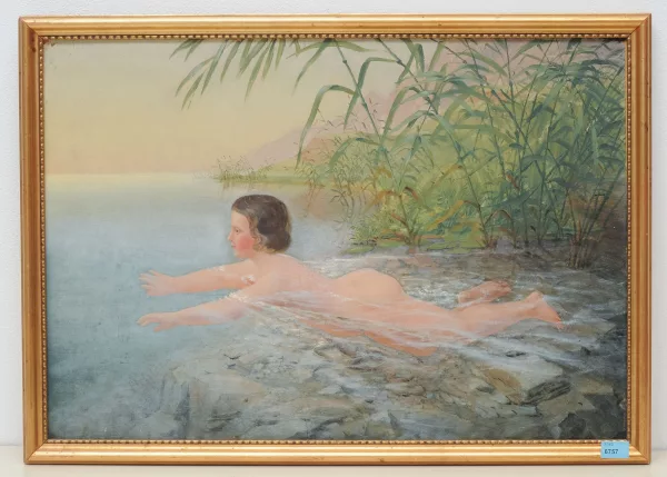 Joseph Wolfgang von Deschwanden — Ottilchen lernt schwimmen