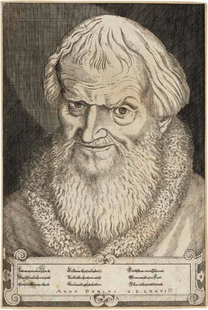 Jost Ammann — Bildnis Hans Sachs, nach dem Ölbild von Andreas Herneysen — Galerie Kornfeld