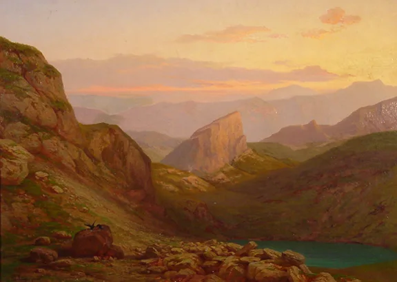 Jost Muheim — Im Gebirge, 1872