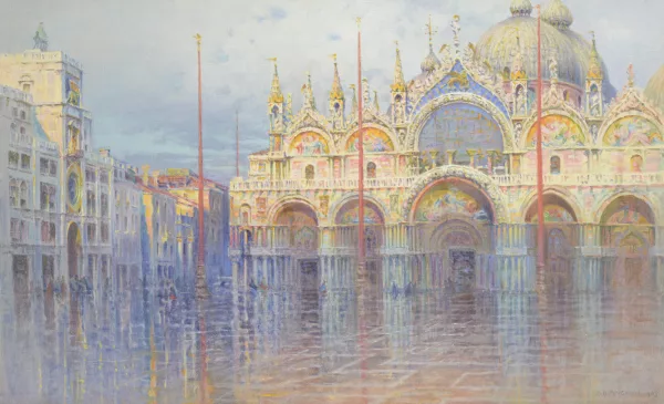 Jules Blancpain — Vue de Venise