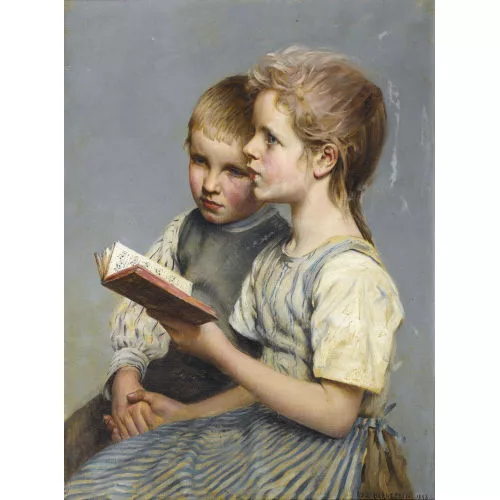 Jules Blancpain — Singendes Geschwisterpaar.