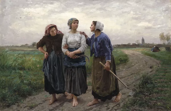 Jules Breton — Les amies, Christie's, 31 octobre 2018