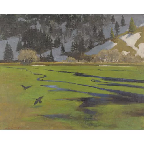 Jules Courvoisier — "La fonte des neiges".