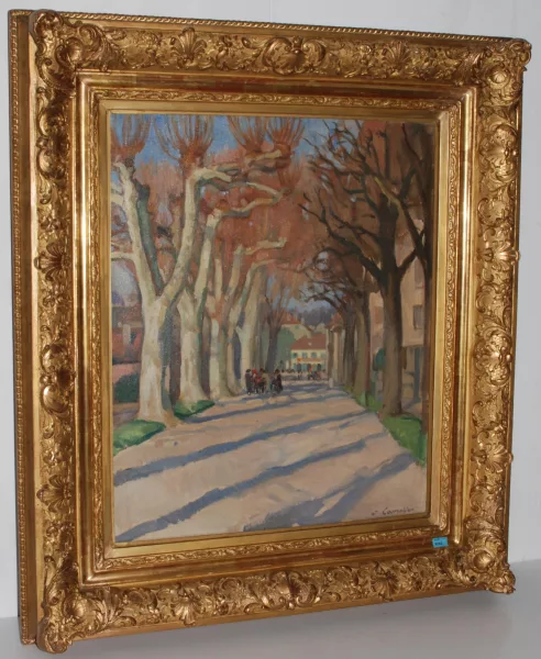 Jules Courvoisier — Vorfrühlingsallee bei Neuenburg